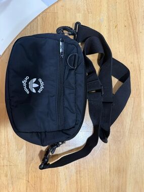 adidas Originals Black Trefoil Crossbody Waist Bag